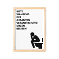 Badezimmer Bild Gäste WC Deko Poster Für Die Toilette Lustiges Einzugsgeschenk
