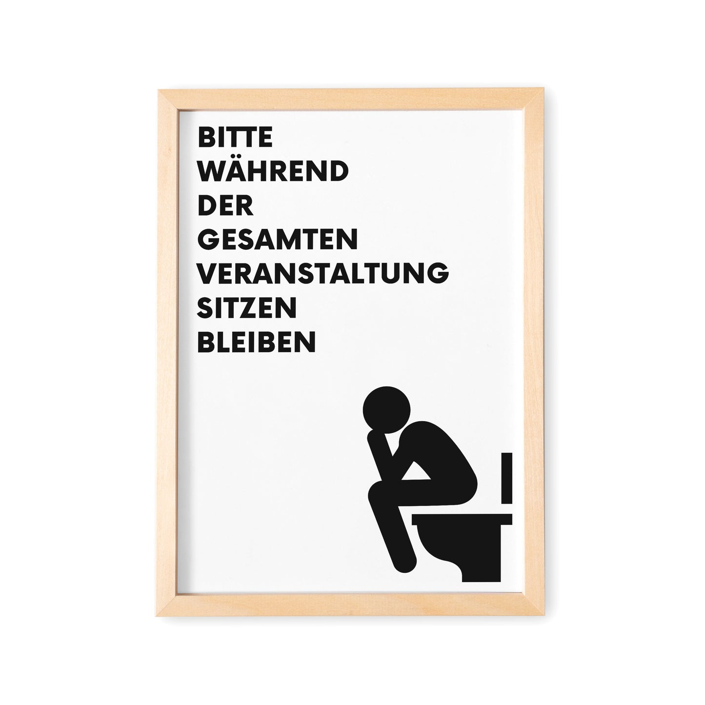 Badezimmer Bild Gäste WC Deko Poster Für Die Toilette Lustiges Einzugsgeschenk