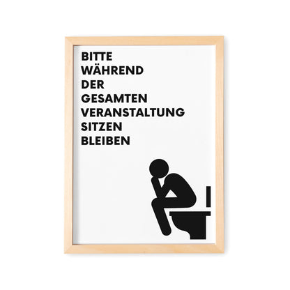 Badezimmer Bild Gäste WC Deko Poster Für Die Toilette Lustiges Einzugsgeschenk
