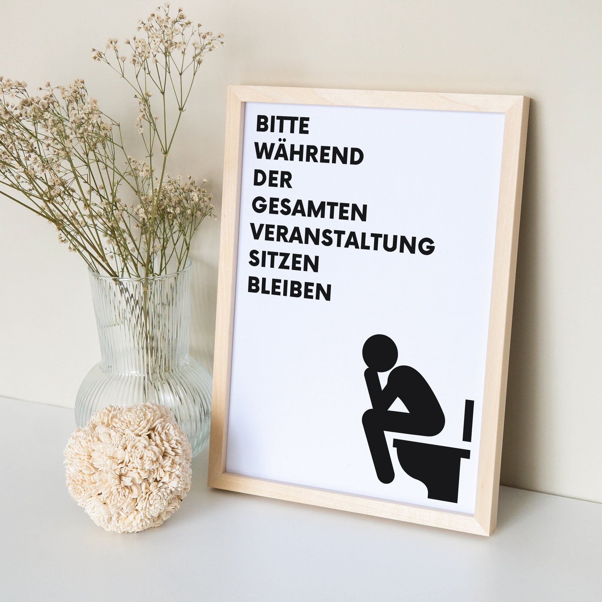 Badezimmer Bild Gäste WC Deko Poster Für Die Toilette Lustiges Einzugsgeschenk