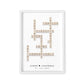 Hochzeitsgeschenk Personalisiertes Scrabble Poster Bild Zur Hochzeit Hochzeitstag