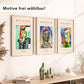 Picasso Poster Set Bunt 3 Frei Wählbare Bilder Wohnzimmer Deko Print