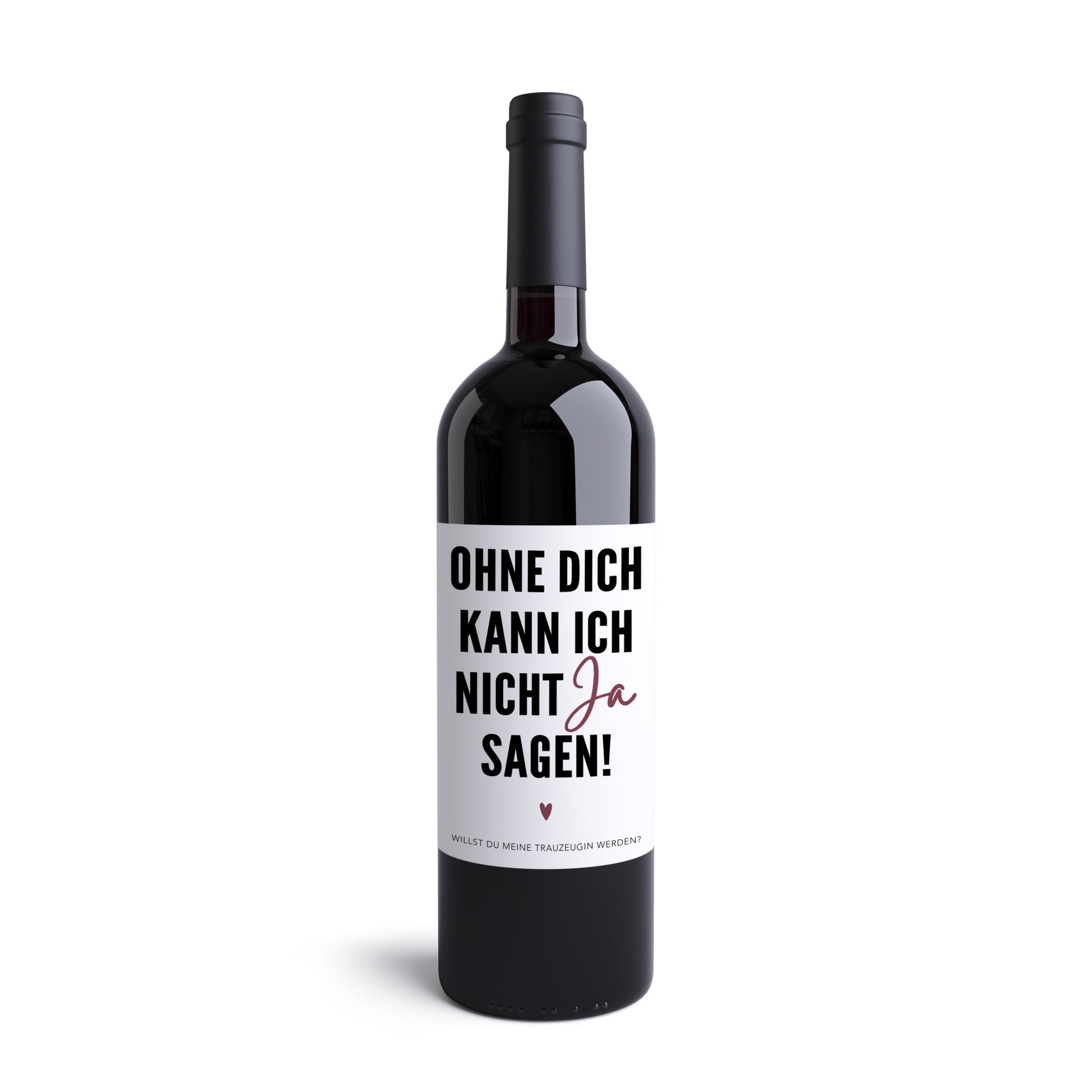 Trazeugin Fragen Wein Flaschen Etikett Geschenk Freundin Flaschenetikett Trauzeuge