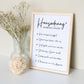 Hausordnung für Oma & Opa Personalisiertes Geschenk Bild für Großeltern