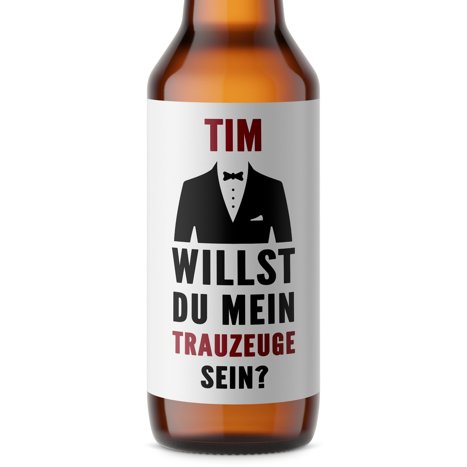 Willst Du Mein Trauzeuge Sein Personalisiertes Bier Flaschen Etikett Trauzeugen Fragen Mann Bierflasche Geschenk