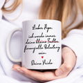 Papa Tochter Geschenk Tasse "ich werde immer eine finanzielle Belastung sein" Personalisiert mit Spruch Vatertagsgeschenk Vater Geschenk