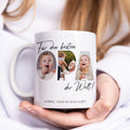 Opa Geschenk Geburtstag Tasse personalisierte Fototasse mit Fotos der Enkelkinder Bester Opa der Welt Großvater