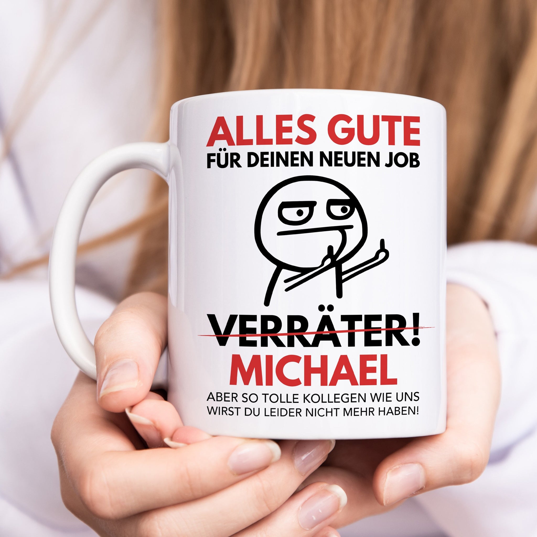 Abschiedsgeschenk Kollegen Tasse Verräter Kollege Kollegin Geschenk zu