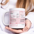 Rezept Tasse für Arbeit Büro personalisiert für Kollegin beste Freundin Lustiger Spruch Kaffeebecher Arzt Arbeitskollegin Geschenk