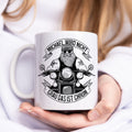 Biker Geschenk Motorradfahrer personalisierte Tasse "Biker werden nicht grau das ist Chrom" Motorrad Kaffeetasse