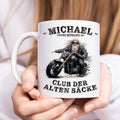 Geschenk 30. Geburtstag Mann Motorrad Tasse "Club der alten Säcke" Geburtstagsgeschenk Männer