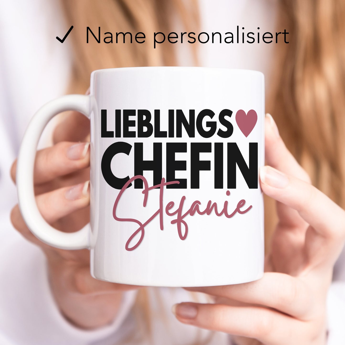 Chefin Geschenk Tasse Personalisiert für Chefin Abteilungsleiter Abschiedsgeschenk Büro Kaffeebecher Lieblingskollegin